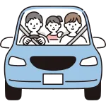 Family Driving A Car SVG Icon